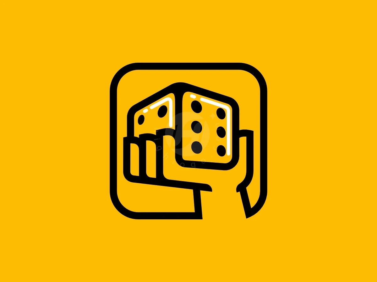 Best Dice In Hand Logo - Gaming Logo design by Sergey Lobzenko for sale on Highlogo
