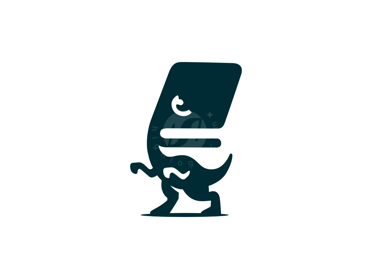 Dino Book Dragon Education Logo - preview 1