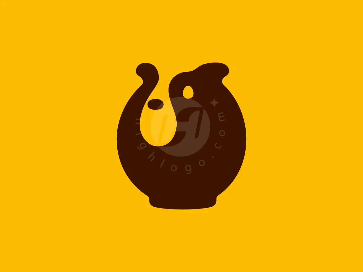 Honey Bear Head Logo - Animal Logo design by Sergey Lobzenko for sale on Highlogo