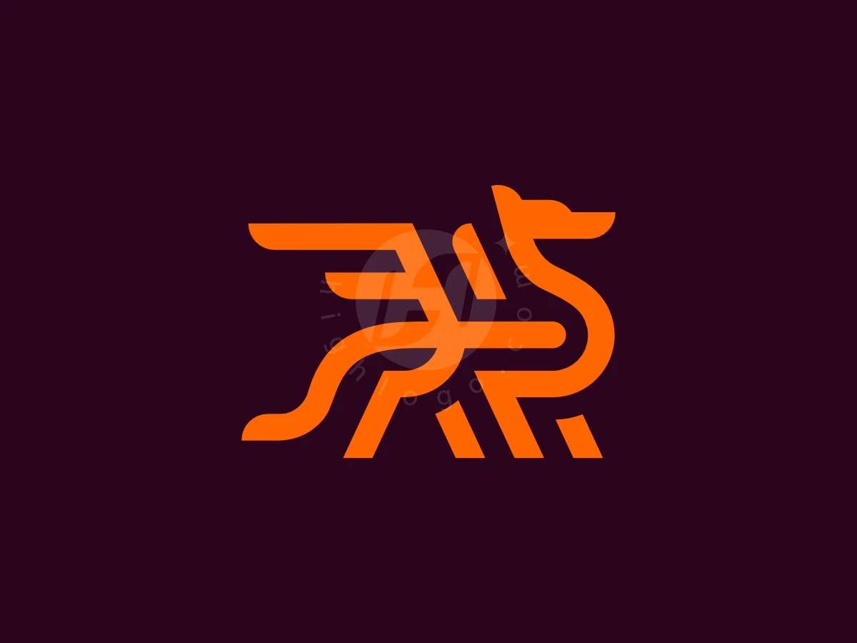 Dragon Minimalistic Line Logo - Animal Logo design by Sergey Lobzenko for sale on Highlogo