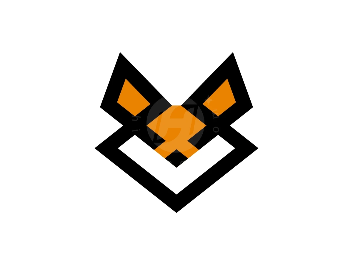 Fox Square Line Logo - preview 1