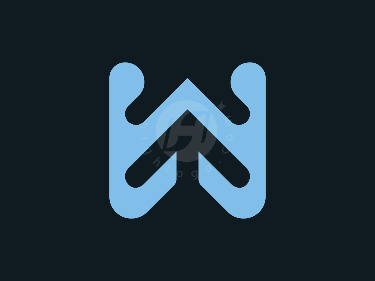 Letter W Arrow Logo - Financial Logo design by Avarez Studio for sale on Highlogo