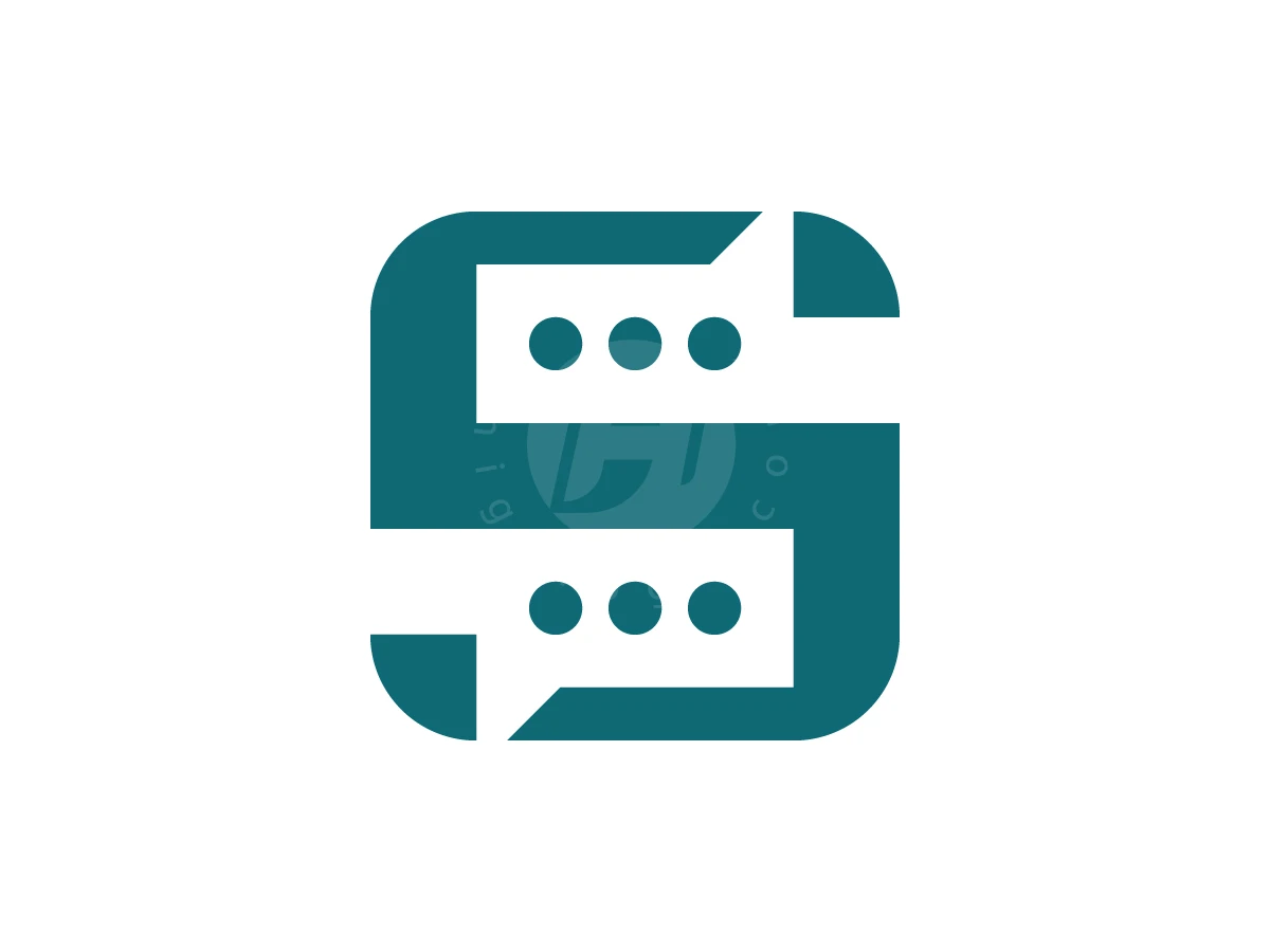 Stylish S Chat Logo - preview 1