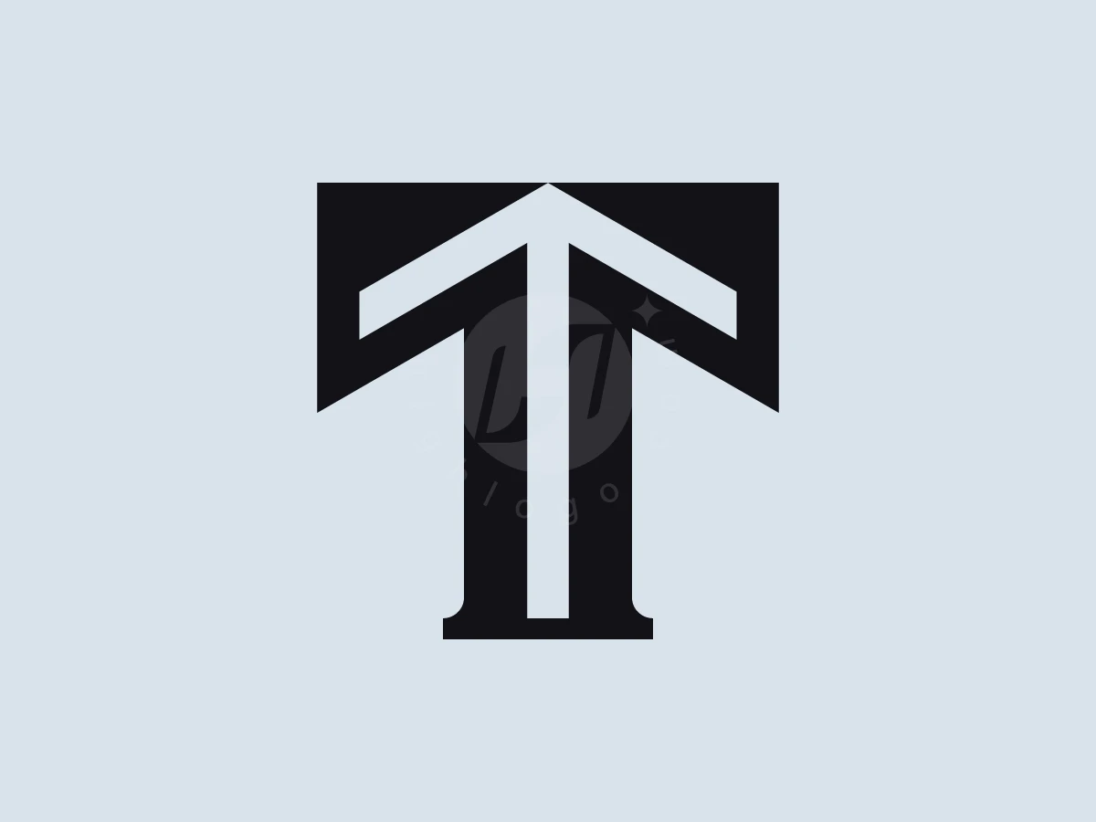 Letter T Arrow Logo - preview 1