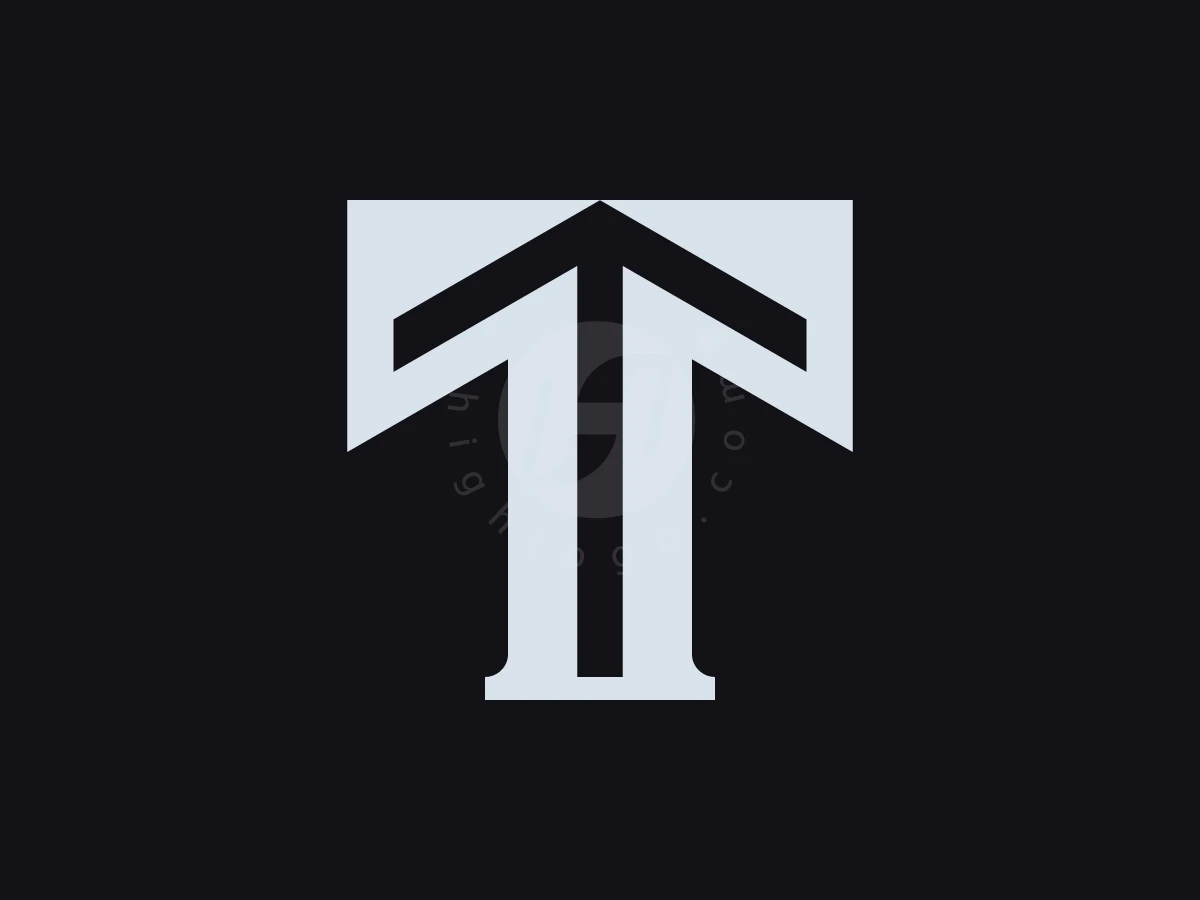 Letter T Arrow Logo - Financial Logo design by Avarez Studio for sale on Highlogo