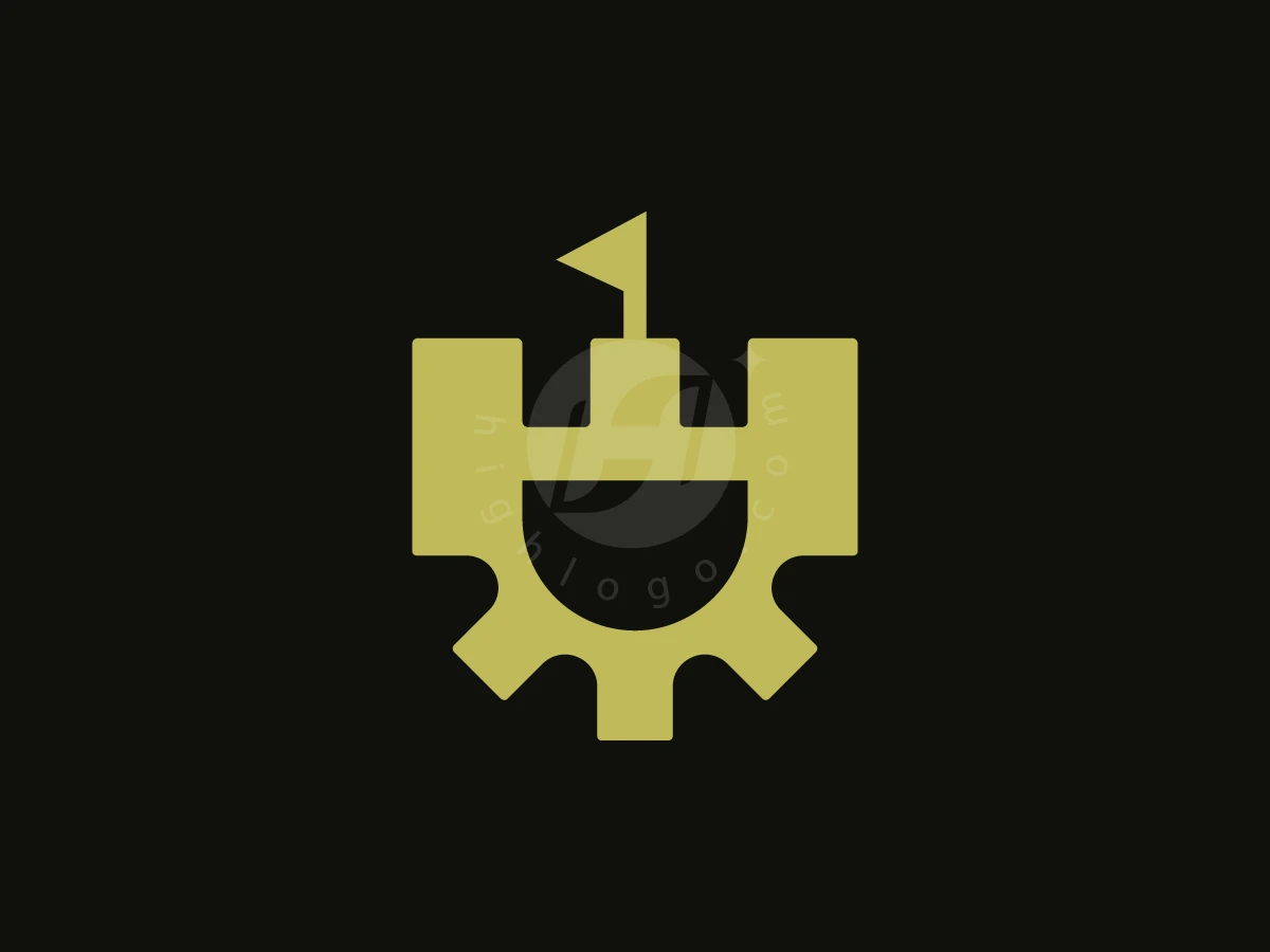 Castle Gear Logo - Technology Logo design by Avarez Studio for sale on Highlogo