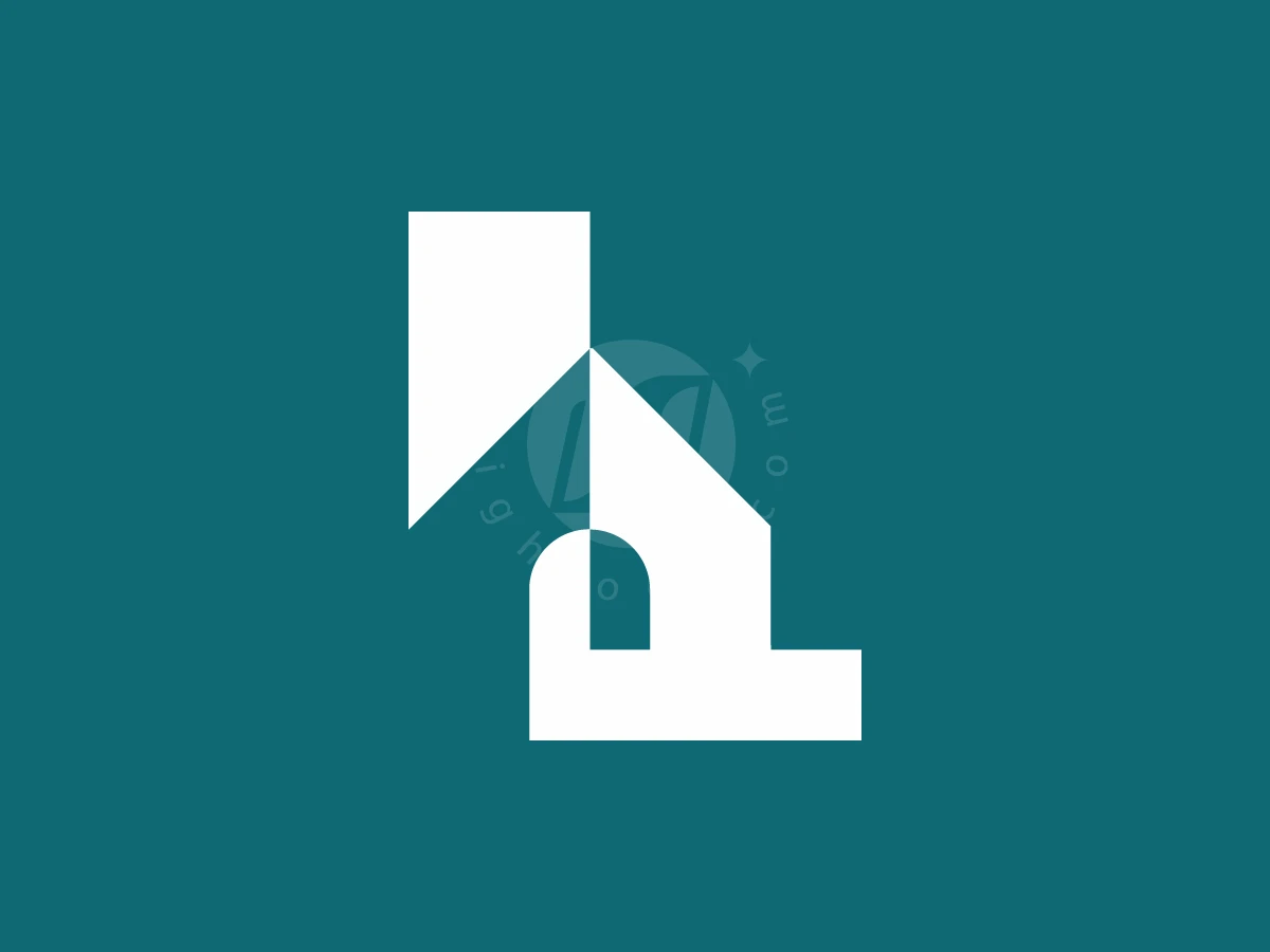 L House Logo - Real Estate Logo design by Avarez Studio for sale on Highlogo