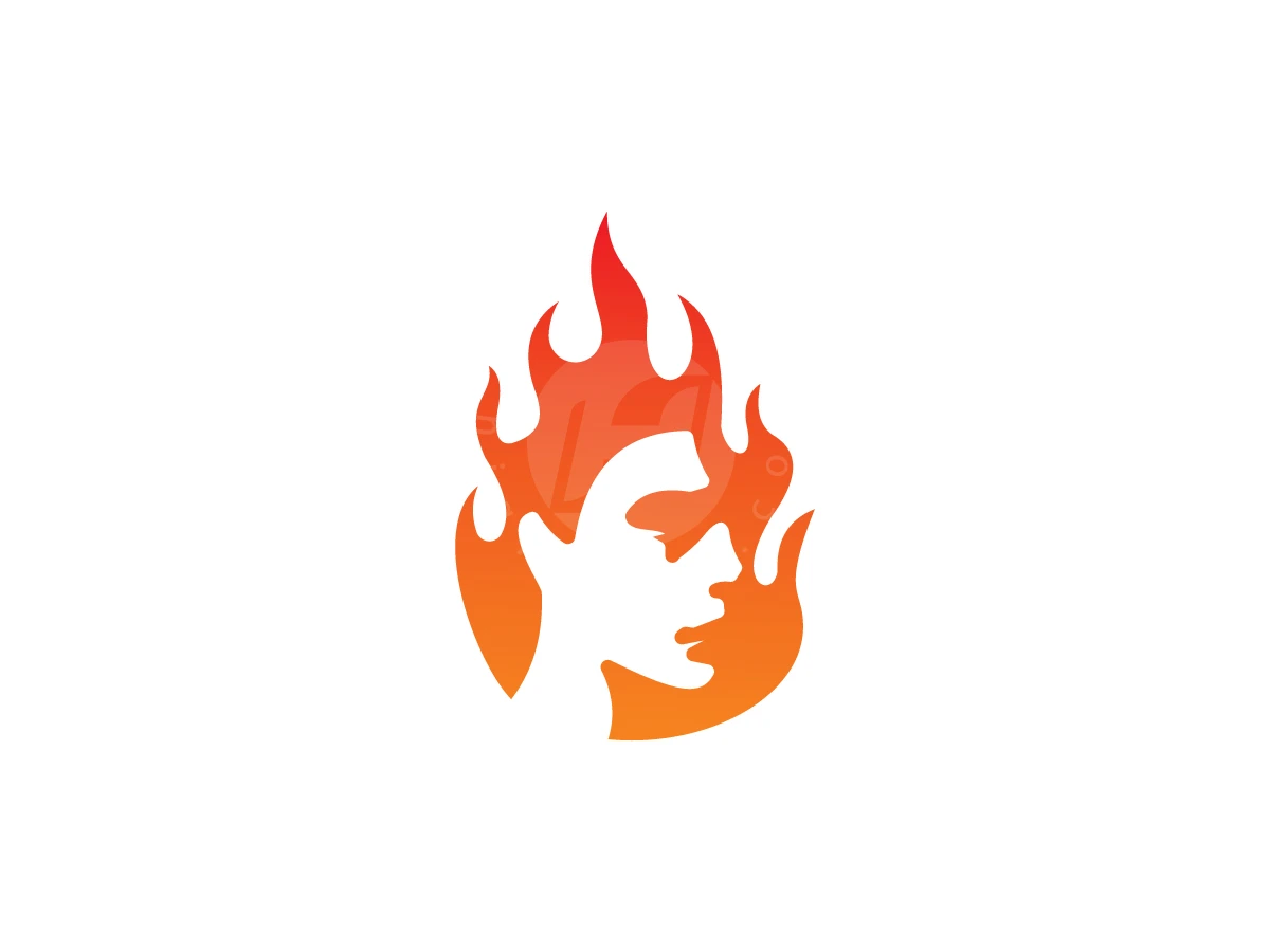 Face Fire Logo - Gaming Logo design by Avarez Studio for sale on Highlogo