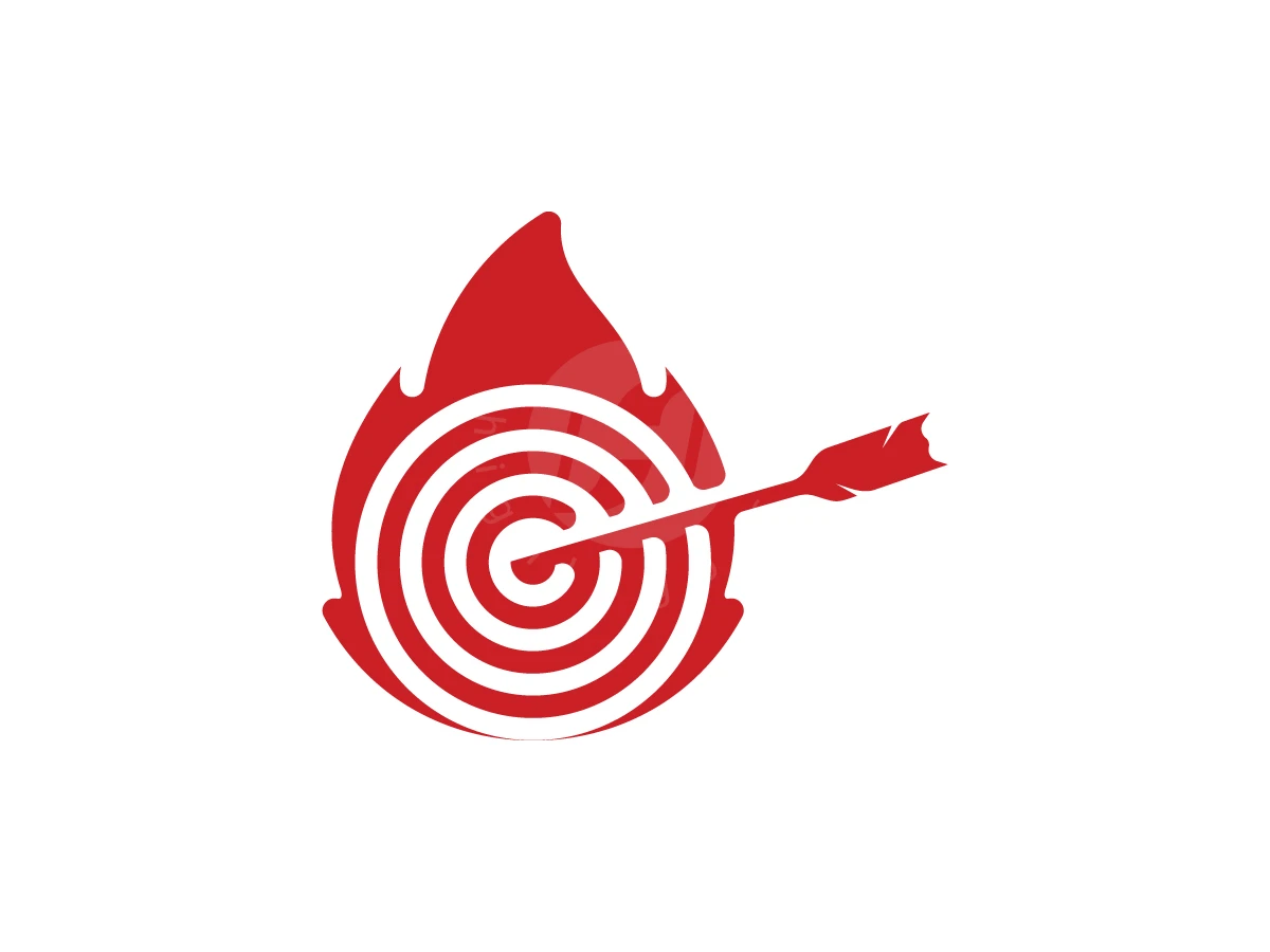 Fire Bullseye Logo - Sports Logo design by Avarez Studio for sale on Highlogo
