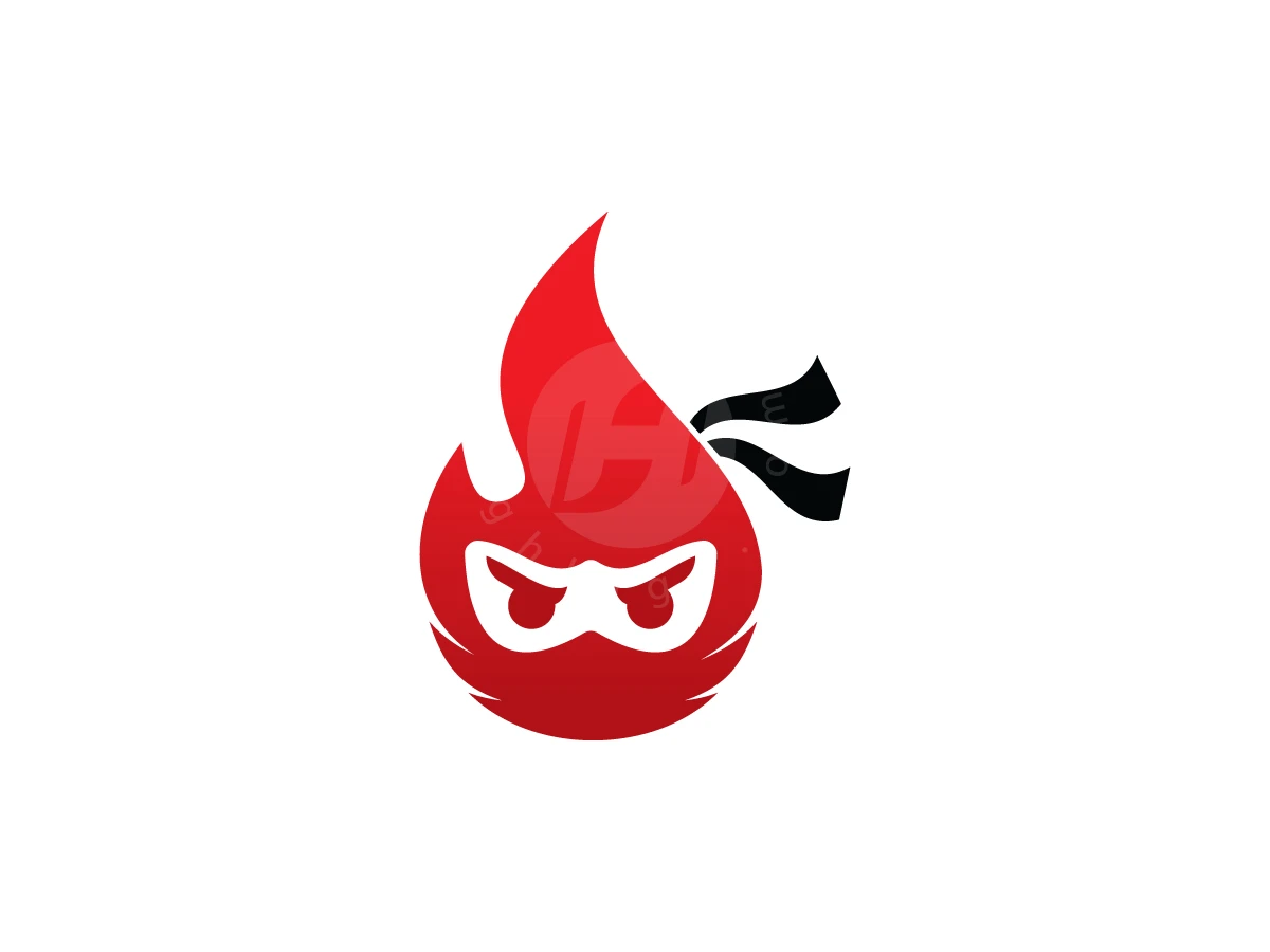 Fire Ninja Logo - Sports Logo design by Avarez Studio for sale on Highlogo