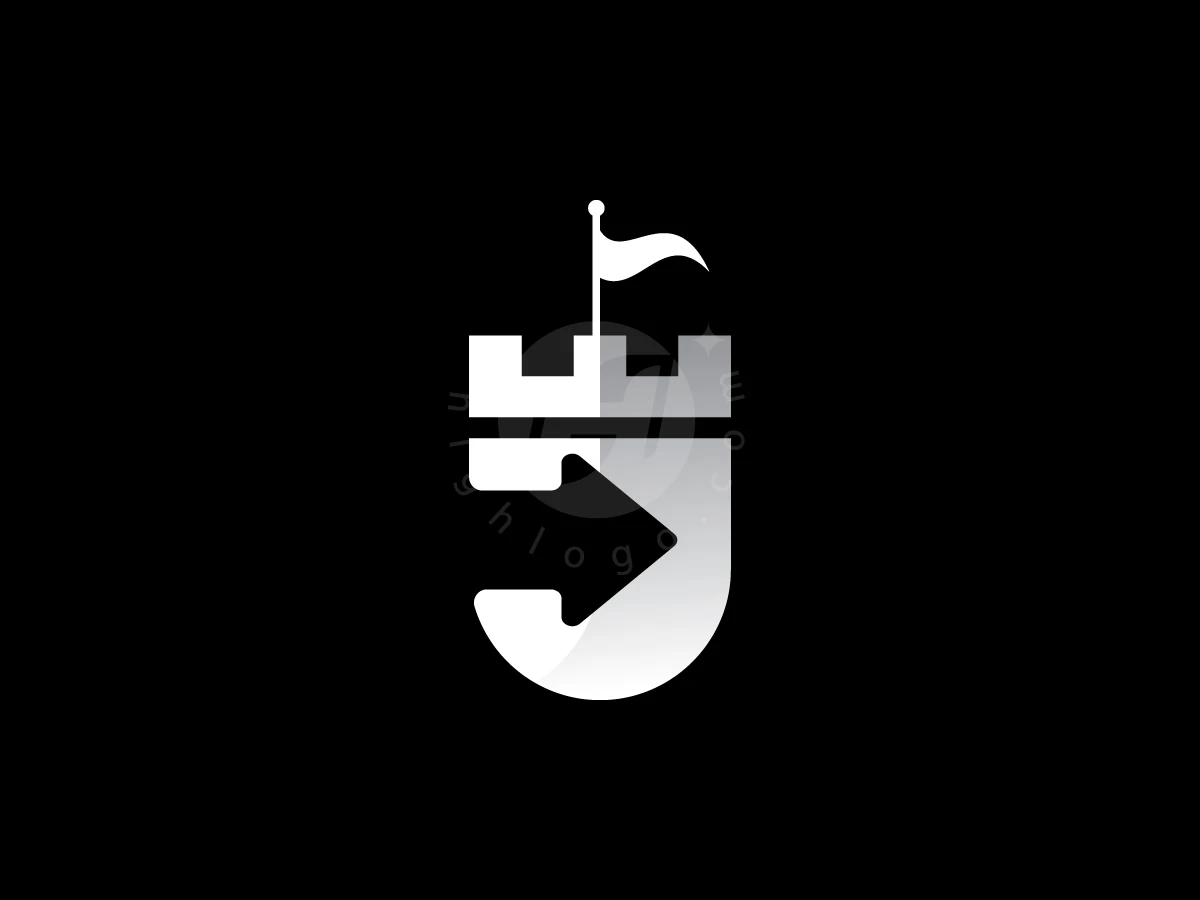 J Arrow Castle Logo - Real Estate Logo design by Avarez Studio for sale on Highlogo