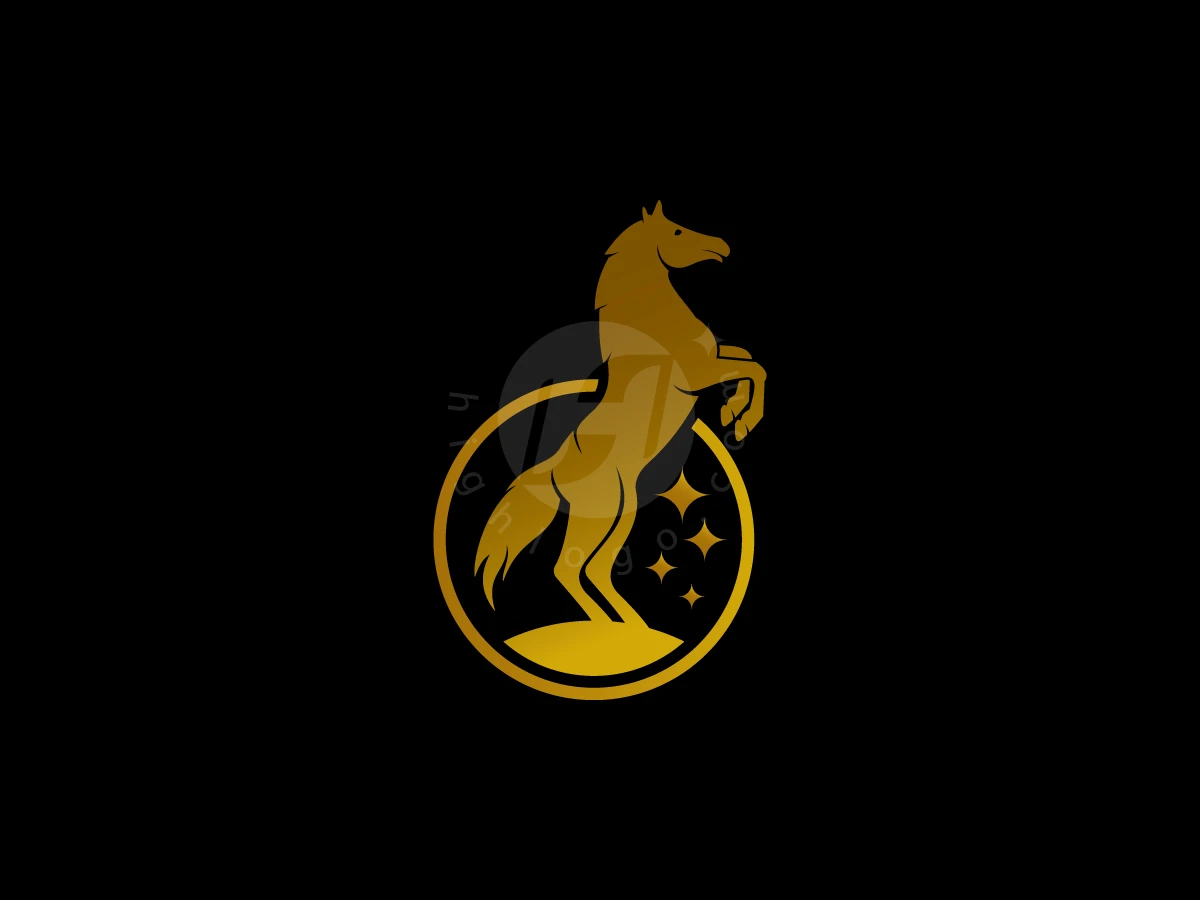 Luxury Standing Horse Logo - preview 1