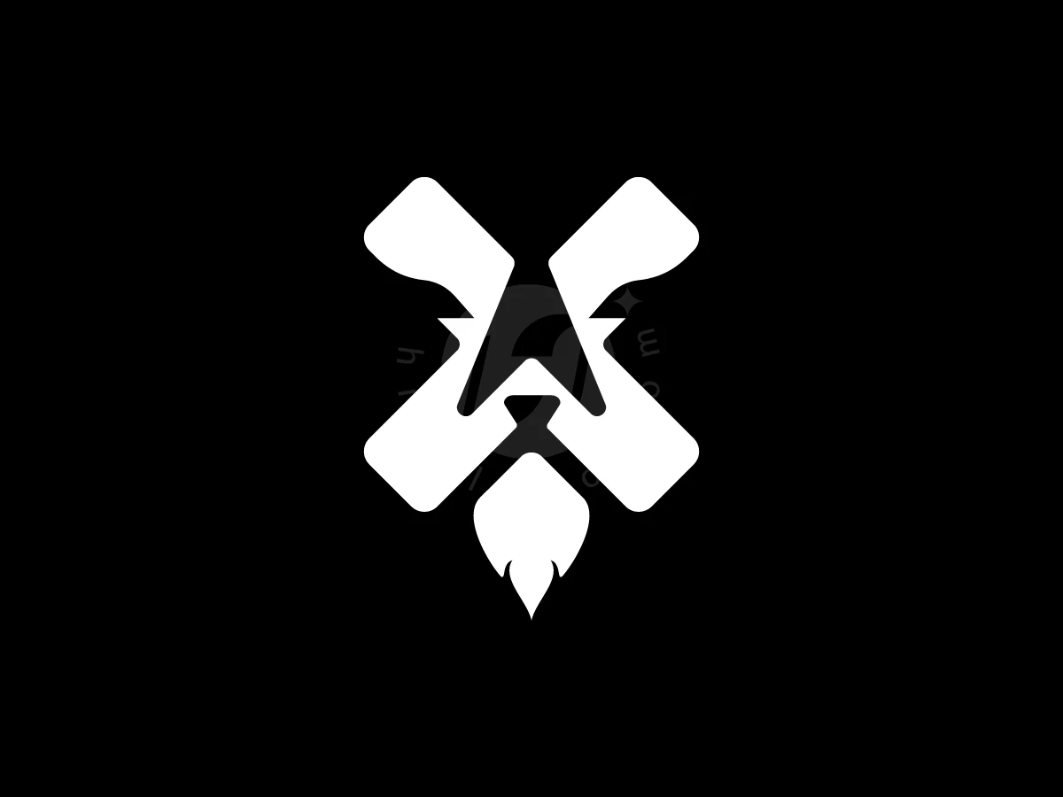 X Golden Lion Logo - preview 1
