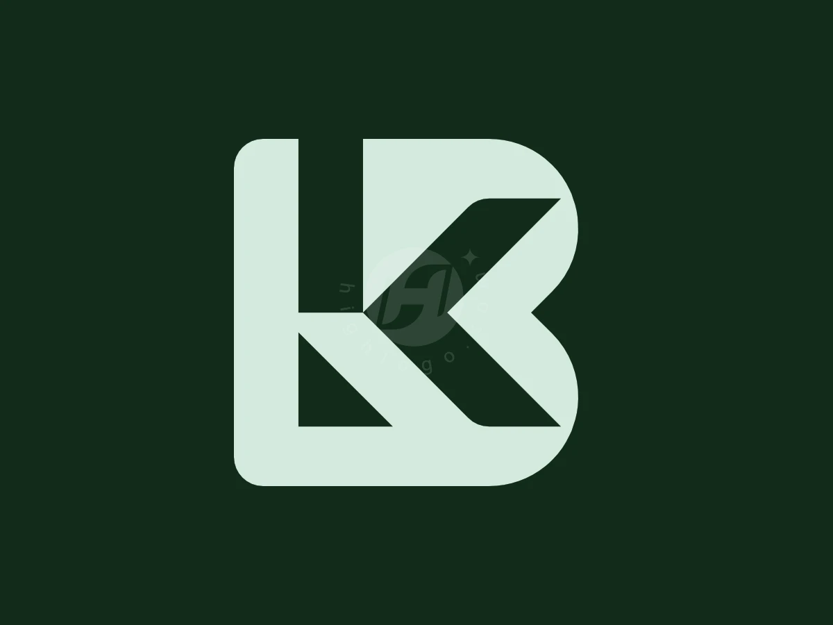 Bk Monogram Logo - General Logo design by Avarez Studio for sale on Highlogo