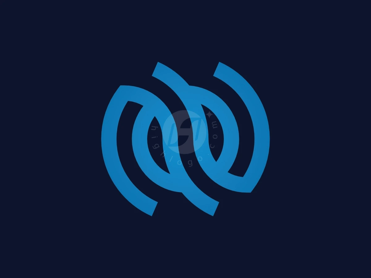 On Monogram Logo - Technology Logo design by Avarez Studio for sale on Highlogo