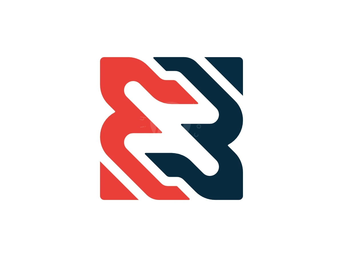 Letter Mw Or Eb Square Logo - preview 1