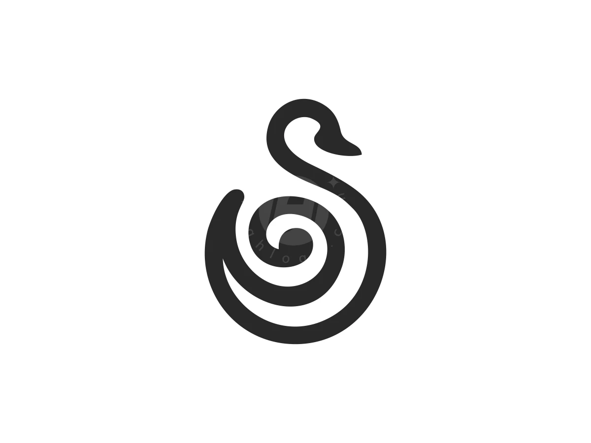 Duck Line Elegant Logo - preview 1