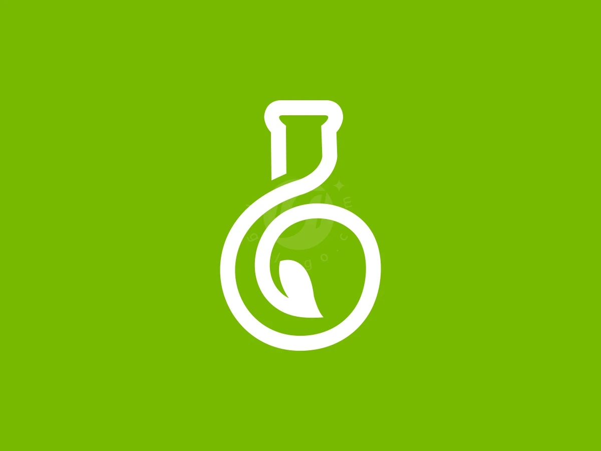 Nature Laboratory Or Leaf Logo - preview 1