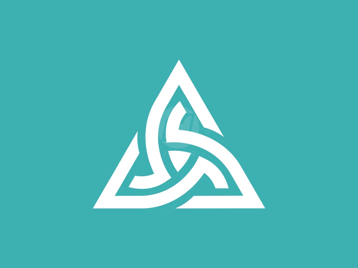 Geometric Triangle Logo - Abstract Logo design by FirstDesign for sale on Highlogo