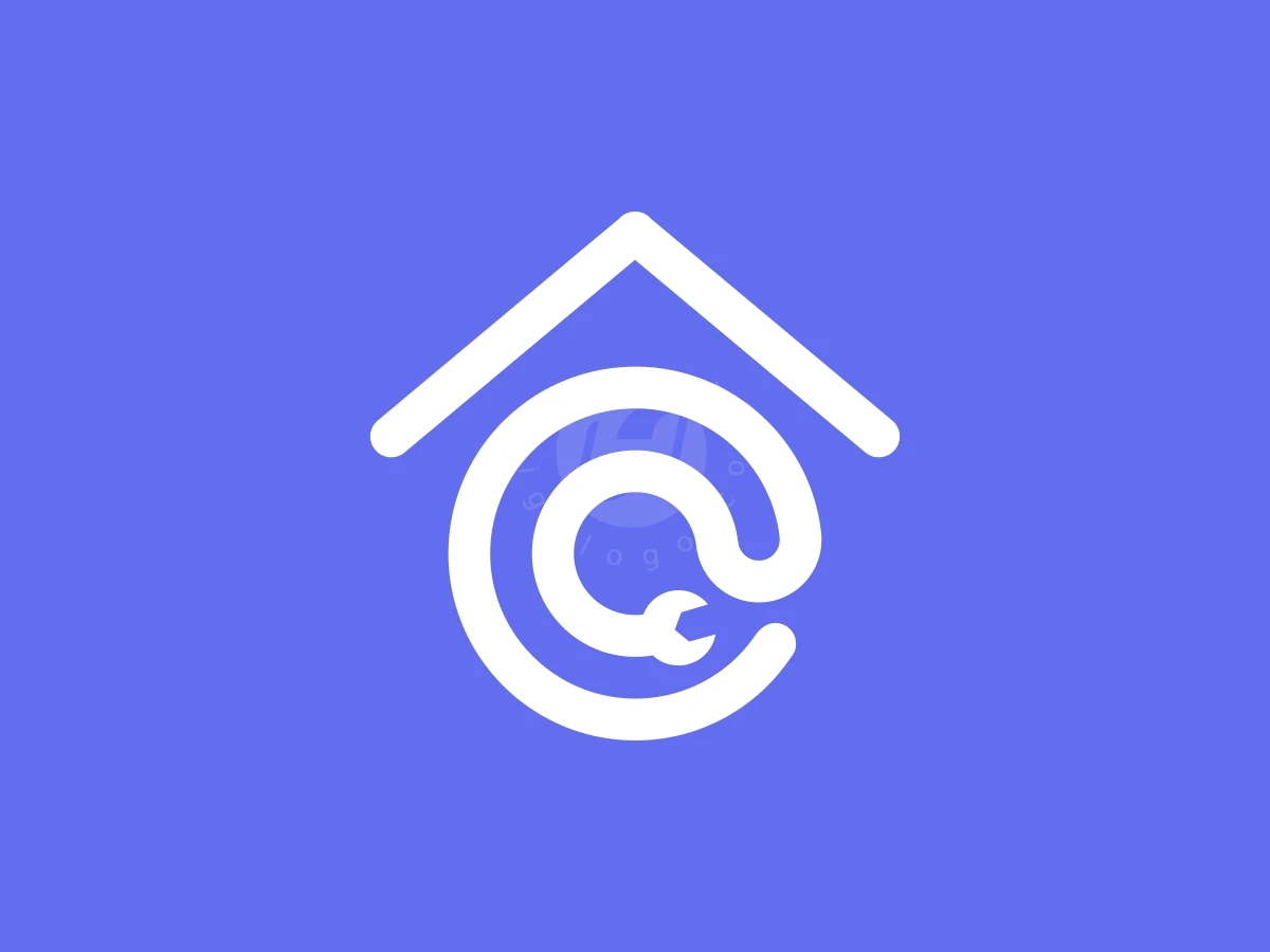 Circle Home Renovation Wrench Logo - preview 1