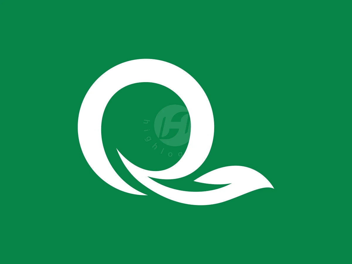 Letter Q Leaf Nature Logo - Logo Logo design by FirstDesign for sale on Highlogo