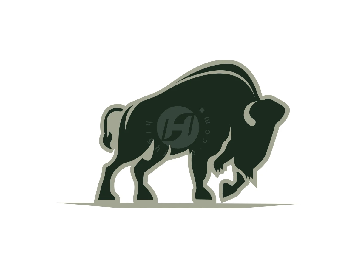 Elegant Bison Logo - Animal Logo design by FirstDesign for sale on Highlogo