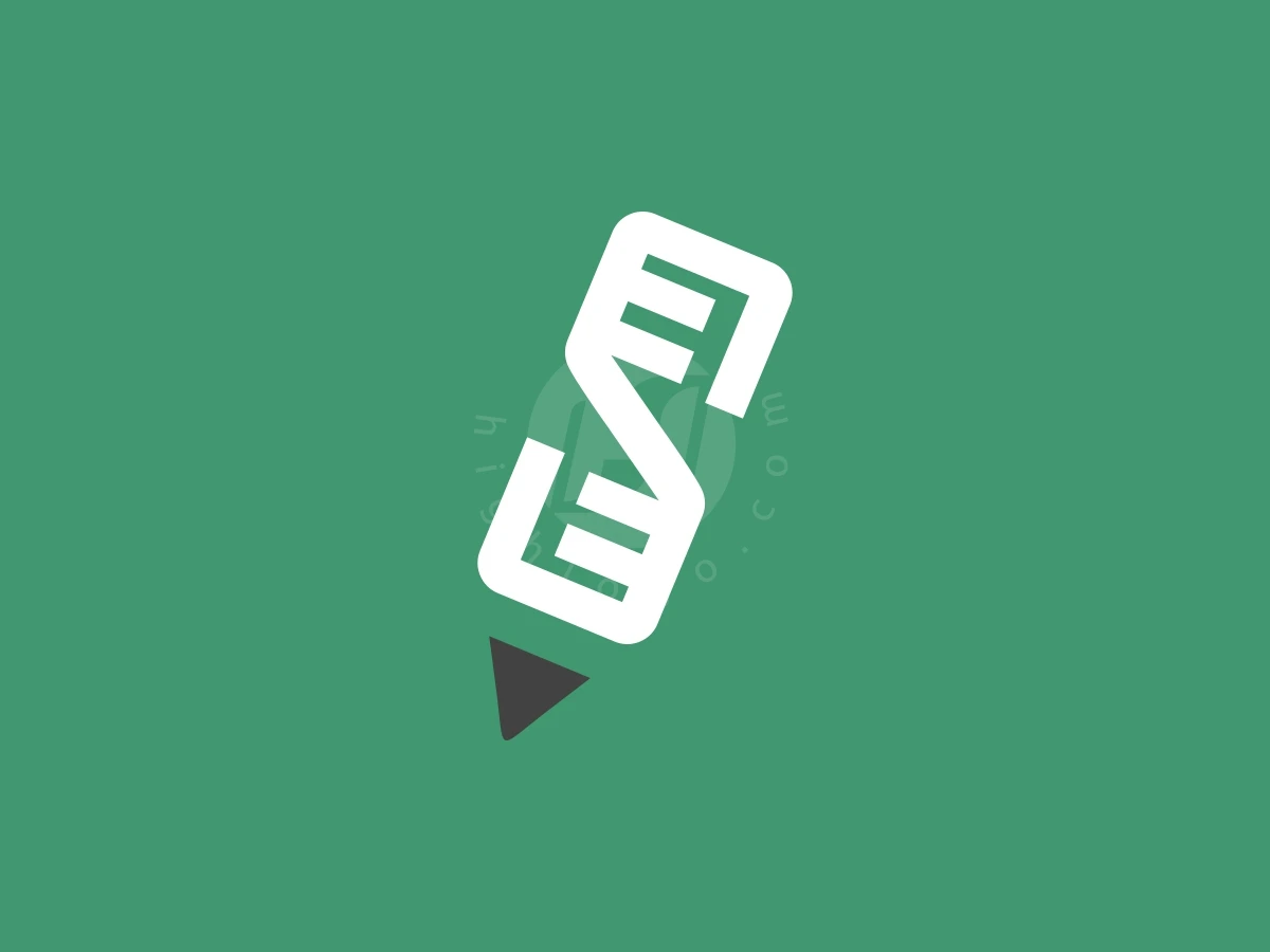 Letter S Genetic Pencil Logo - preview 1