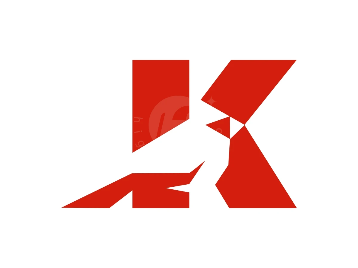 Letter K Kardinal Bird Logo - Animal Logo design by FirstDesign for sale on Highlogo