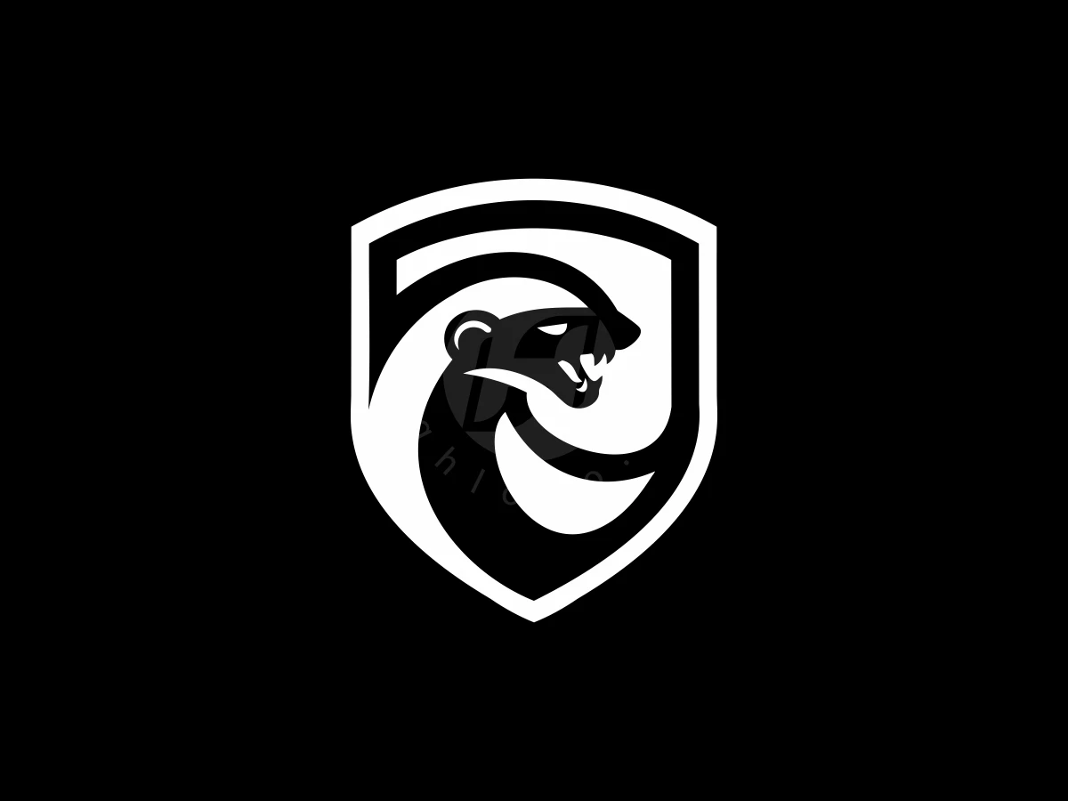 Honey Badger Shield Or Protec Logo - Animal Logo design by FirstDesign for sale on Highlogo