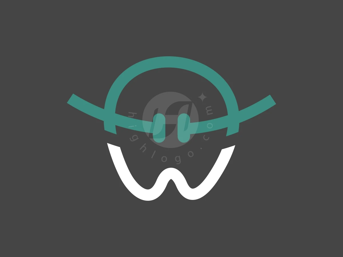 Letter A W Dental Or Dentist Logo - preview 1