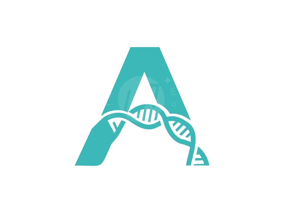 Letter A Genetic Or DNA Logo - preview 1