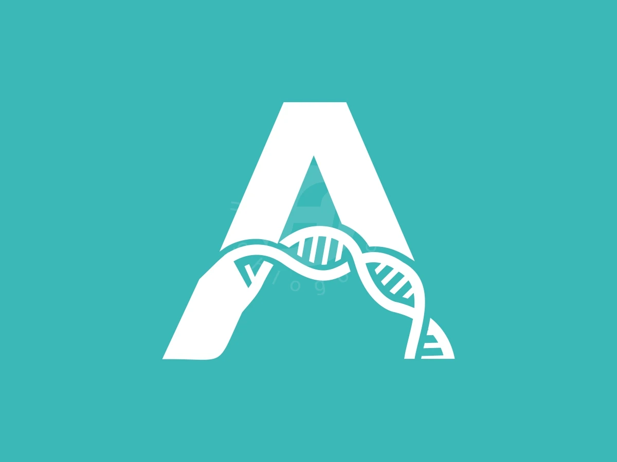 Letter A Genetic Or DNA Logo - Health Logo design by FirstDesign for sale on Highlogo