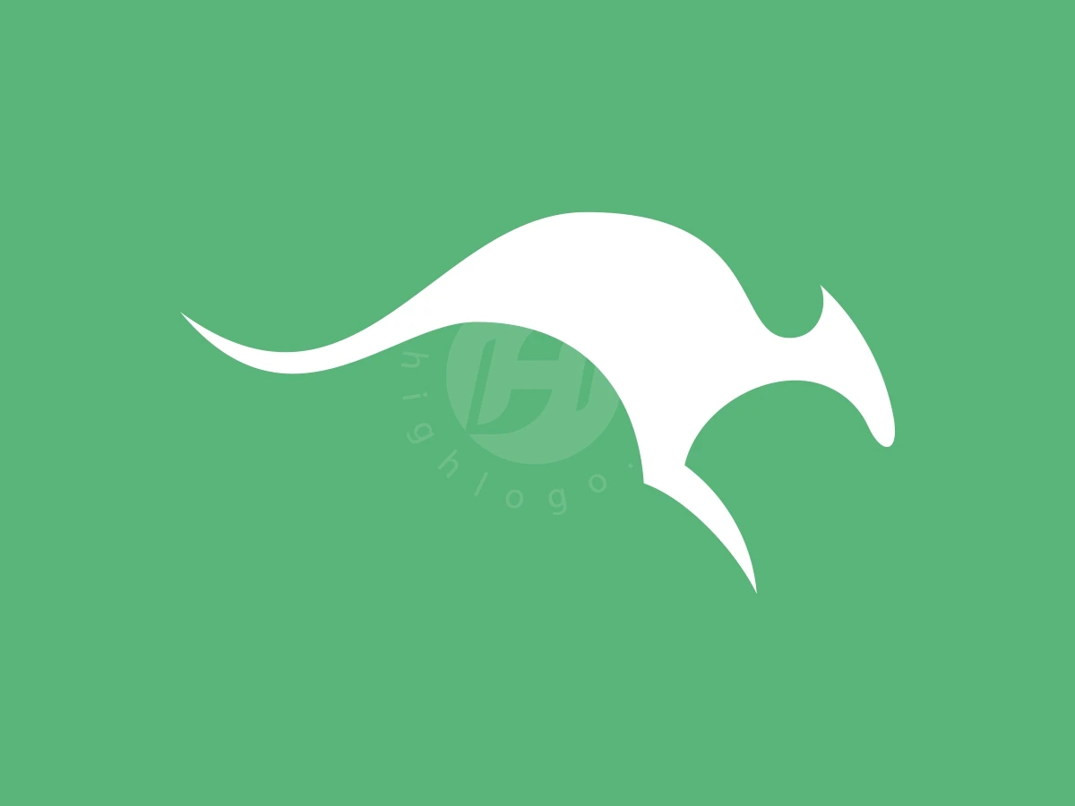 Modern Simple Clean Kangaroo Logo - Animal Logo design by FirstDesign for sale on Highlogo