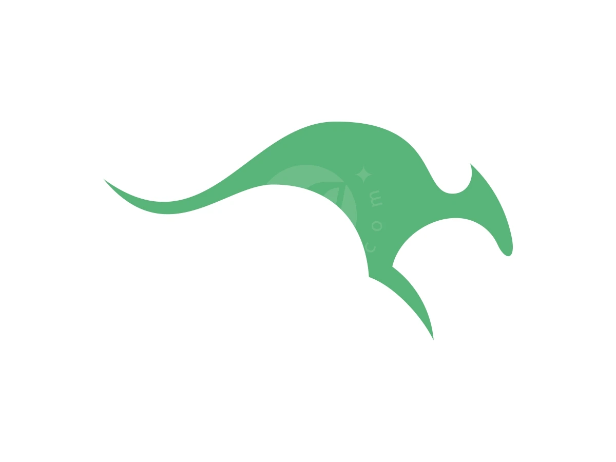 Modern Simple Clean Kangaroo Logo - preview 1