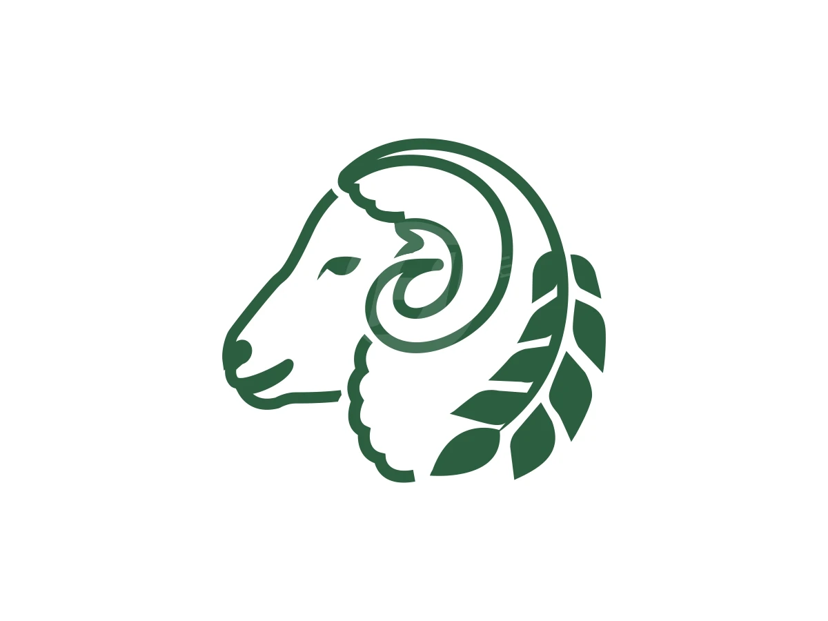 Wheat Goat Or Nature Logo - Animal Logo design by FirstDesign for sale on Highlogo
