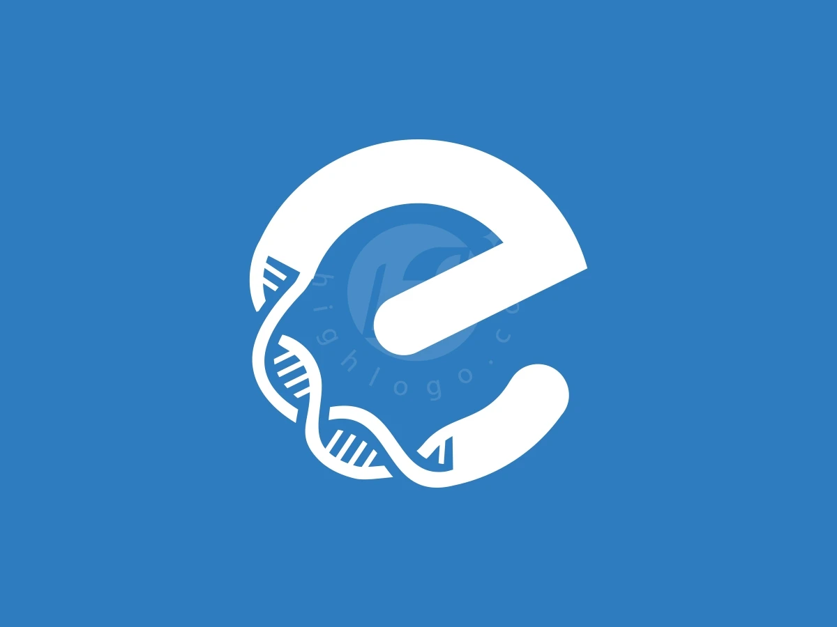 Letter E Genetic Or DNA Logo - Logo Logo design by FirstDesign for sale on Highlogo