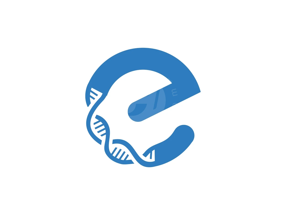 Letter E Genetic Or DNA Logo - preview 1
