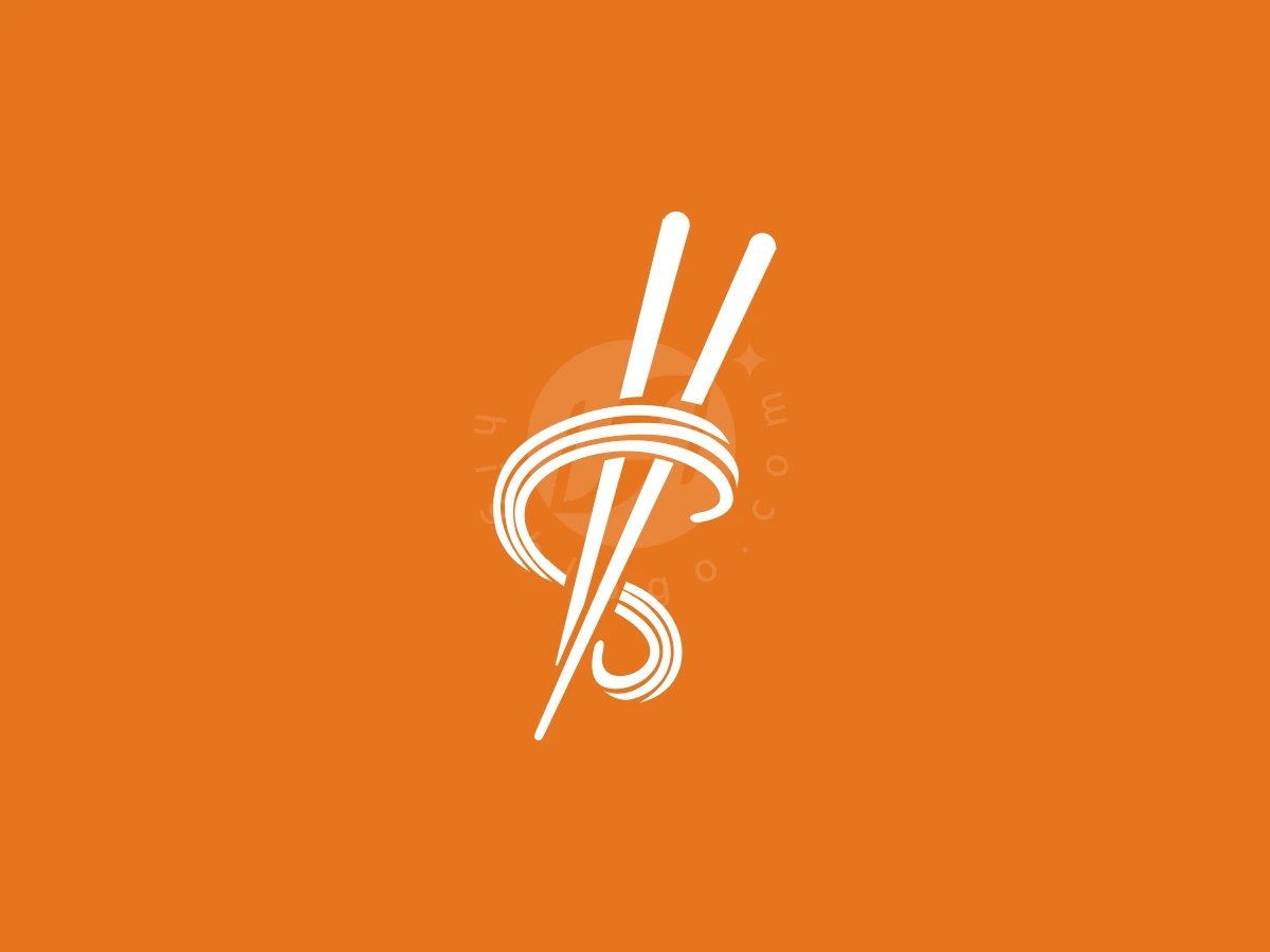 Letter S Noodle Simple Logo - preview 1
