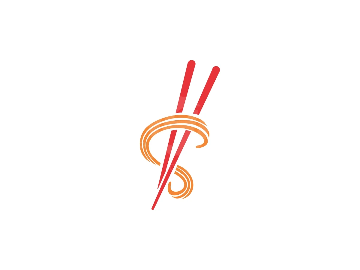 Letter S Noodle Simple Logo - Food Logo design by FirstDesign for sale on Highlogo