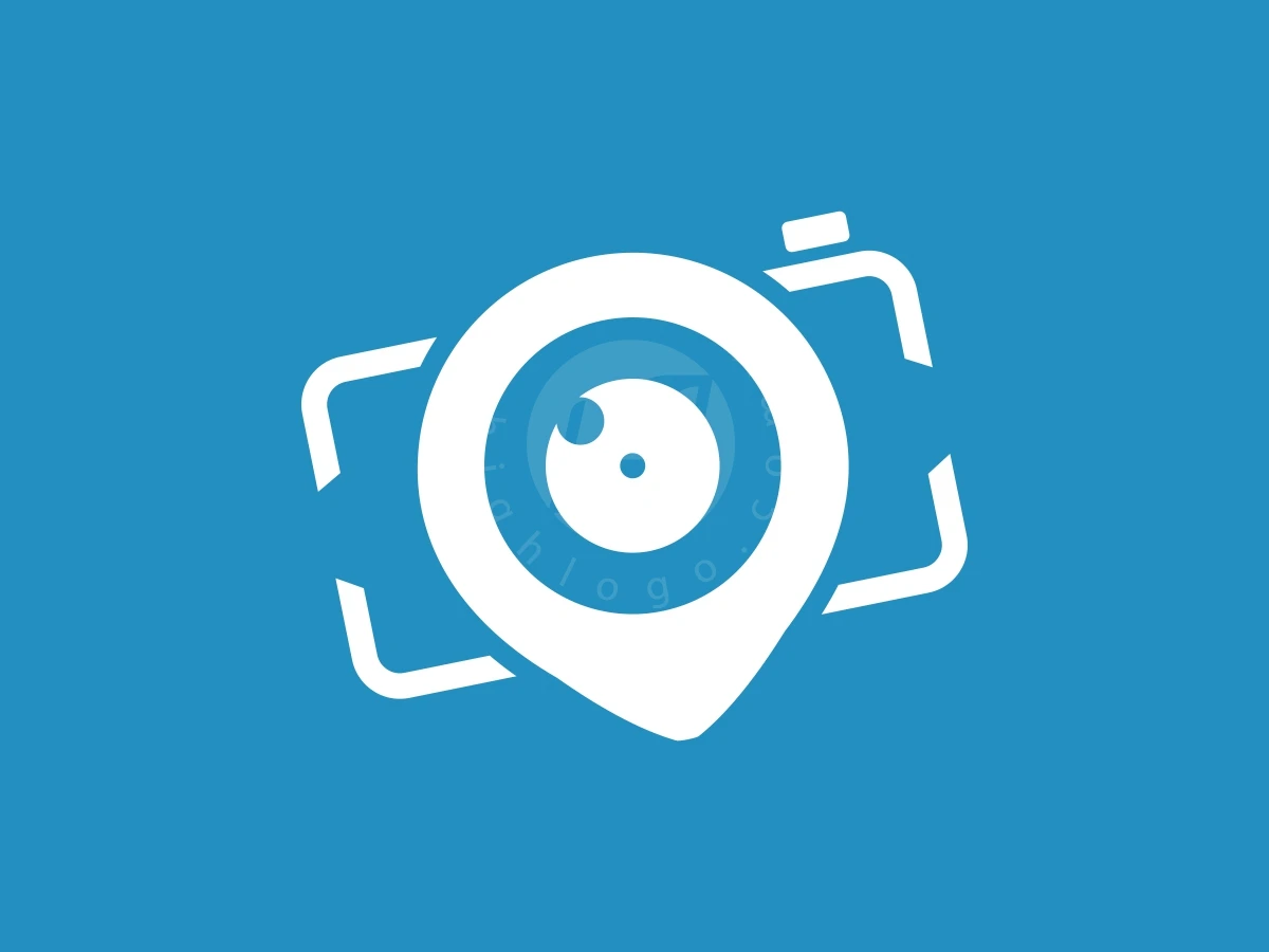 Photography Location Or Camera Map Logo - Technology Logo design by FirstDesign for sale on Highlogo