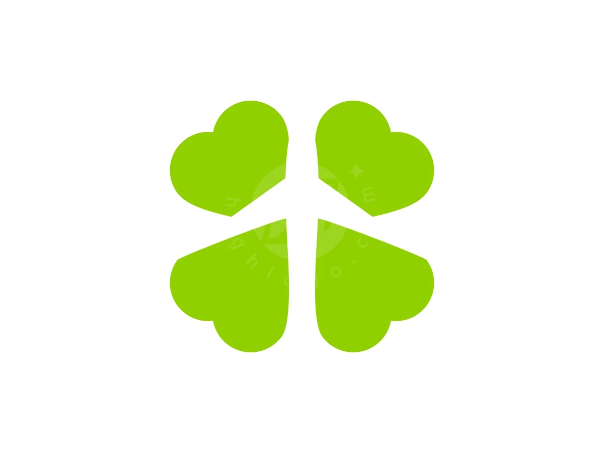 Clover Leaf Airplane Or Plane Aviation Logo - preview 1