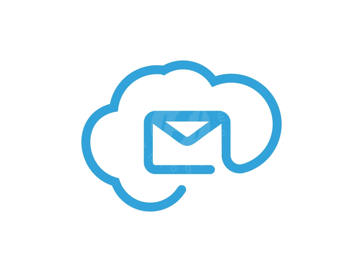 Cloud Mail Simple Combination Logo - Technology Logo design by FirstDesign for sale on Highlogo