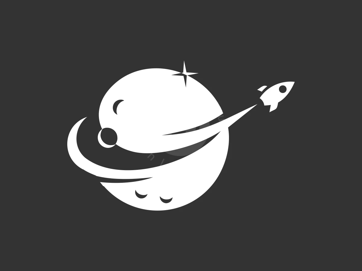 Rockter Moon Or Planet Logo - Travel Logo design by FirstDesign for sale on Highlogo