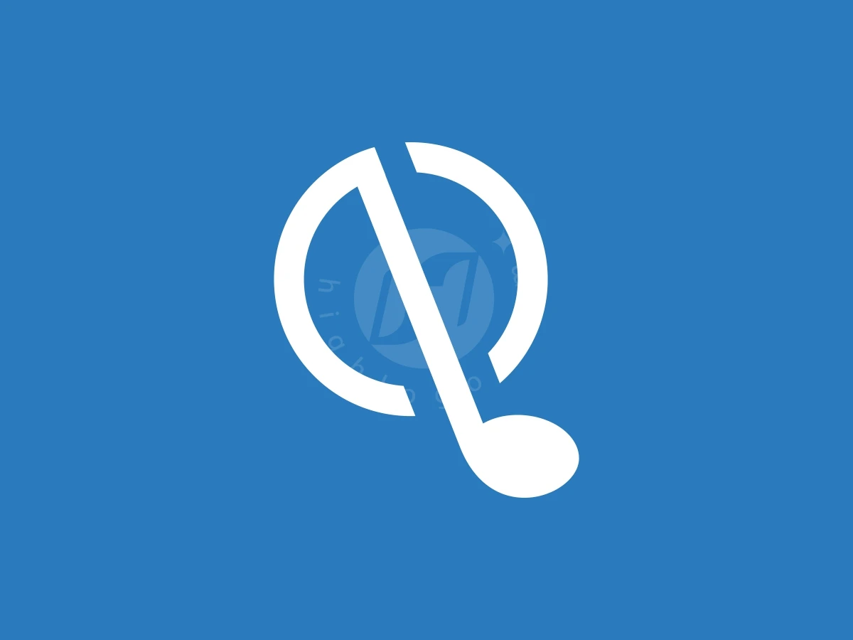 Letter Q Music Note Logo - Lettermark Logo design by FirstDesign for sale on Highlogo
