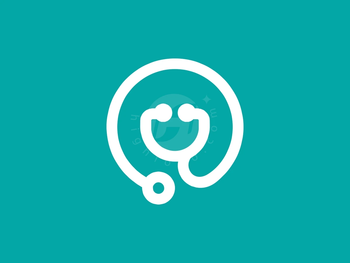 Circle Health Or Stetoscope Logo - Health Logo design by FirstDesign for sale on Highlogo