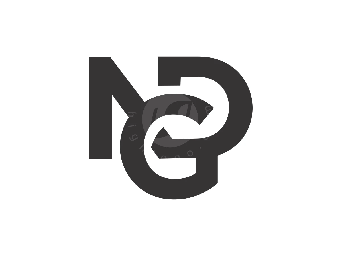 Letter N D G Modern Simple Monogram Or Lettermark Logo - Logo Logo design by FirstDesign for sale on Highlogo
