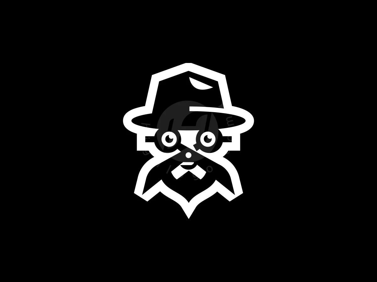 The Barber Mafia Or Scissors Man Logo - Beauty Logo design by FirstDesign for sale on Highlogo