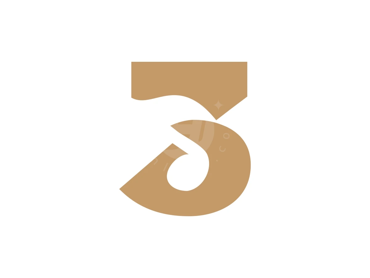 Number 3 Music Note Simple Logo - Media Logo design by FirstDesign for sale on Highlogo