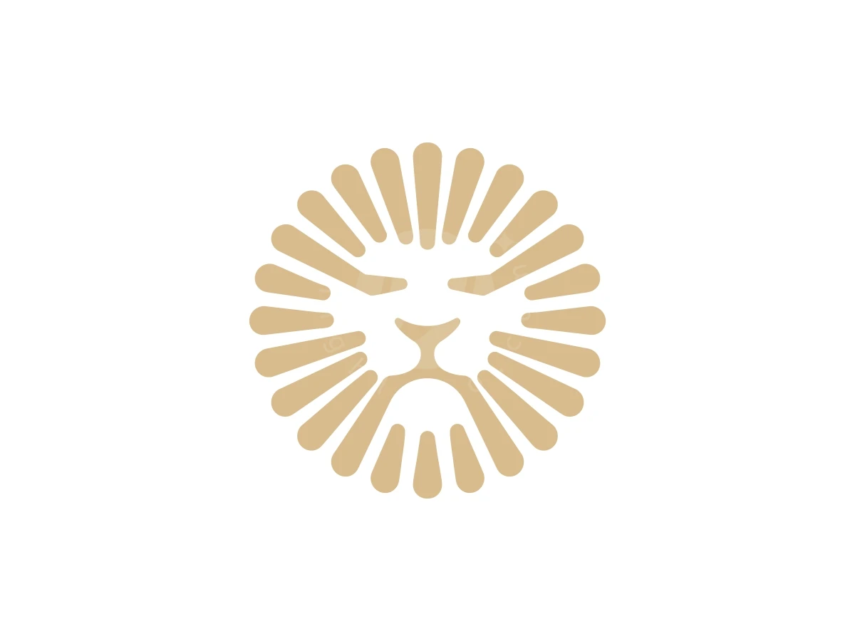 Sun Or Bright Lion Head Logo - Animal Logo design by FirstDesign for sale on Highlogo
