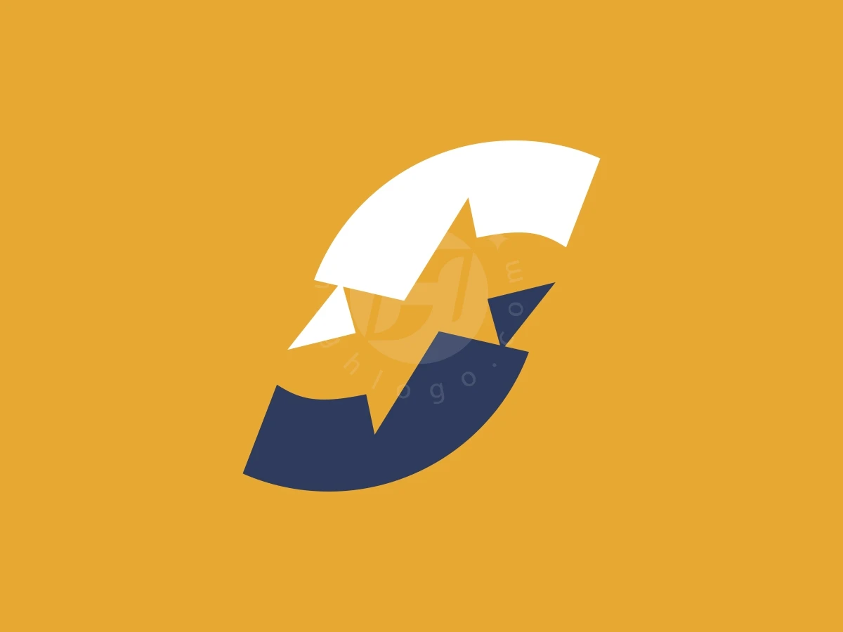 Letter S Switch Arrow Simple Logo Minimalist - Logo Logo design by FirstDesign for sale on Highlogo